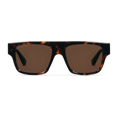 Sonnenbrille mit rechteckigem Rahmen
