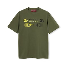 Camiseta de punto de algodón estampado