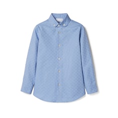 Children's Oxford cotton GG shirt