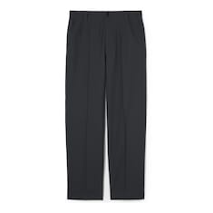 Wool twill pant with embroidery