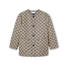 Children's GG canvas jacket