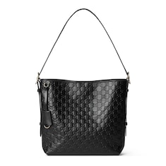 Borsa a spalla GG Emblem misura media