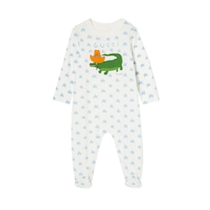 Baby-Einteiler mit Print