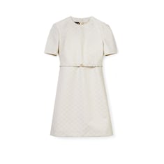 GG cotton gabardine dress
