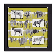 90 x 90 project printed silk carré