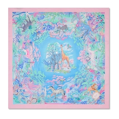 90x90项目印花桑蚕丝方巾