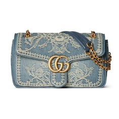 GG Marmont embroidered medium shoulder bag