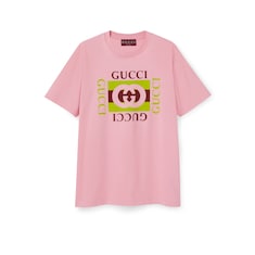 Cotton jersey T-shirt with print
