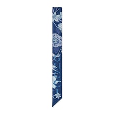 Printed silk twill ribbon