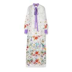 Vestido de algodón estampado