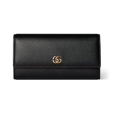 Bi-color GG Marmont continental wallet
