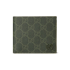 Cartera con dos pliegues y monograma GG