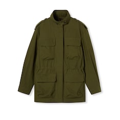 Jacke aus Baumwollcanvas mit Stickerei