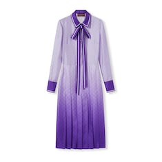 Robe en soie imprimée