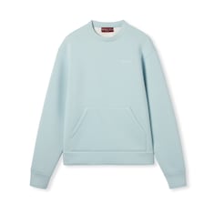 Jersey sweatshirt with embroidery