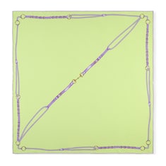 Pañuelo de seda con estampado
