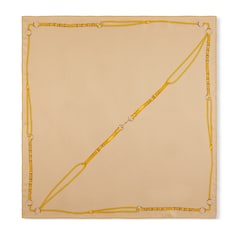 Printed silk carré