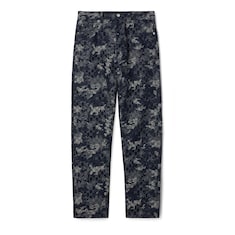 Pantalone in denim GG jacquard