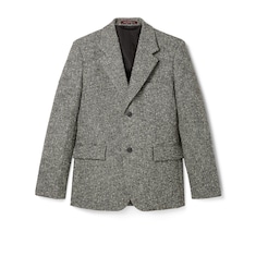 Herringbone wool mouliné jacket