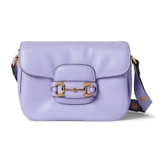 Minibolso de hombro Gucci Horsebit 1955 Aura