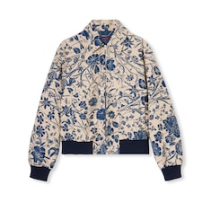 Veste en jacquard de coton bouclé Flora