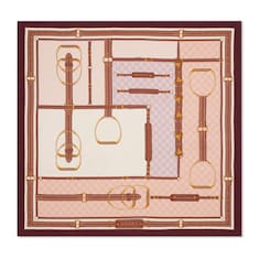 Carré in twill di seta stampato