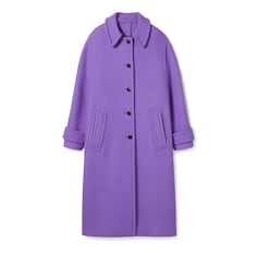 Cappotto in lana cashmere compatta