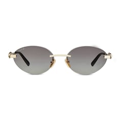 Gafas de sol ovaladas sin montura
