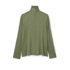 Camicia in chiffon di seta stretch