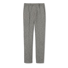Pantalon en tissu double laine et coton