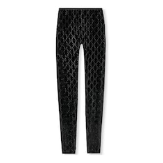 Leggings con ricamo GG di cristalli