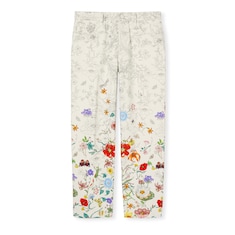 Pantalón de denim con estampado