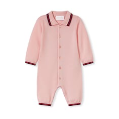 Combinaison pour bébé en laine avec bande Web