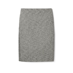 Cotton-wool mouliné skirt