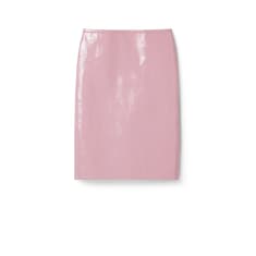 Naplak leather skirt