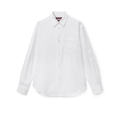 Chemise en coton Oxford à motif GG