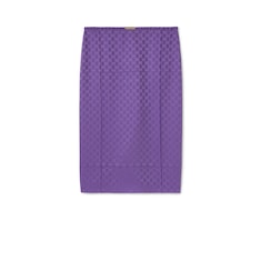 GG silk jacquard skirt