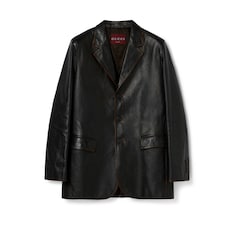 Jacke aus weichem Leder in Used-Optik