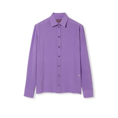  Chemise en crêpe de Chine en soie