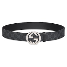 Ceinture avec boucle GG enlacés