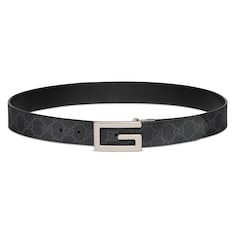 Reversible belt with Square G buckle