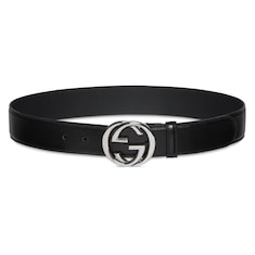 Belt with Interlocking G buckle