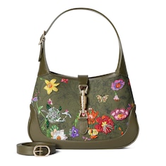 Gucci Jackie 1961系列刺绣中号手袋
