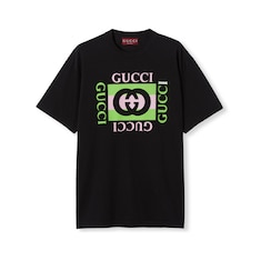 Printed cotton jersey T-shirt