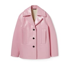 Jacke aus Naplakleder