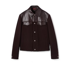 Batavia wool jacket with logo