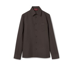 Chemise en twill de polyester avec Mors