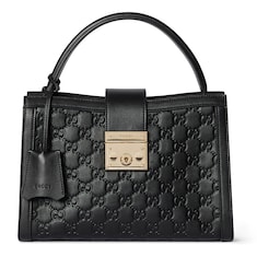 Padlock medium top handle bag