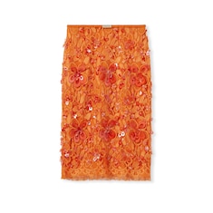 Flora lace skirt with beads