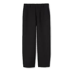 Pantalon en laine bouclée